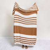 Tan / White Reversible Stripes