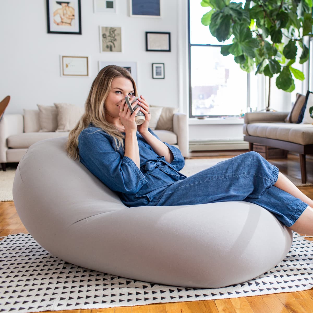 Moon Pod Beanbag Bundle Rose Quartz