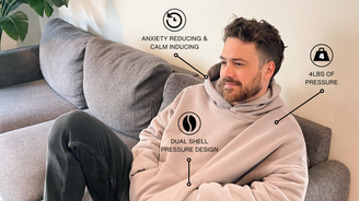 Weighted Hoodie For Anxiety Stress Relief Moon Pod